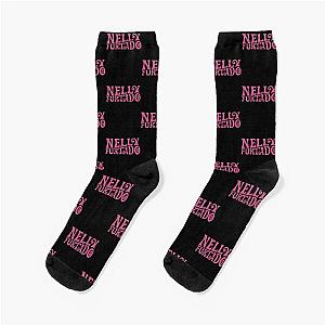 Nelly Furtado - Pink Logo - Whoa Nelly! Folklore Loose Socks