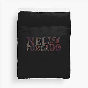 Nelly Furtado - Texture Logo - Whoa Nelly! Folklore Loose Duvet Cover