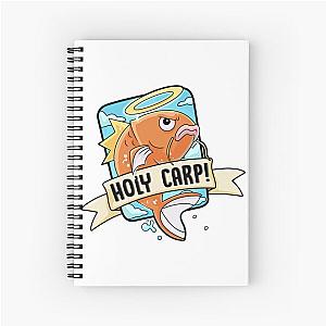 Nerdecrafter Merch Nerde Crafter Holy Carp Spiral Notebook