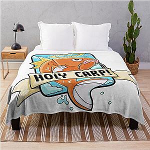 Nerdecrafter Merch Nerde Crafter Holy Carp Throw Blanket