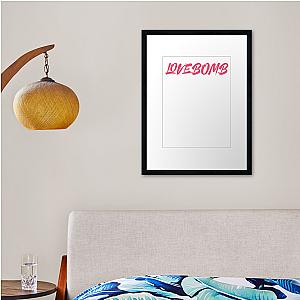Lovebomb Nessa Barrett Framed print Premium Merch Store