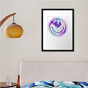 Nessa Barrett Smiley Framed print Premium Merch Store