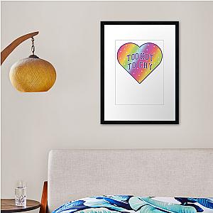 Too Hot To Cry Nessa Barrett Framed print Premium Merch Store