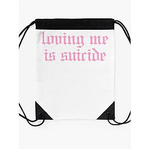 Nessa Barrett Loving Me Is Suicide Drawstring Bag Premium Merch Store
