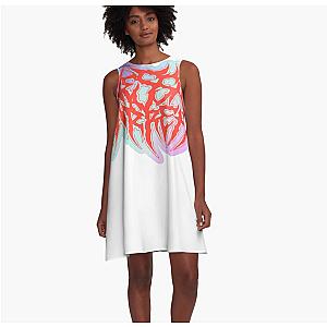 Nessa Barrett Typography A-Line Dress Premium Merch Store