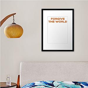 Forgive The World Nessa Barrett Framed print Premium Merch Store