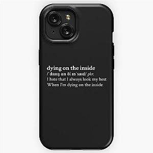 Nessa Barrett Aesthetic Quote Lyrics Motivational Black iPhone Tough Case