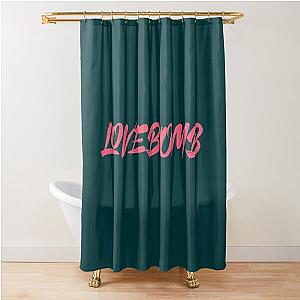 LoveBomb - Nessa Barrett        Shower Curtain