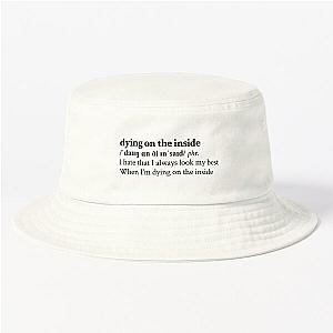 Nessa Barrett Aesthetic Quote Lyrics Motivational Bucket Hat