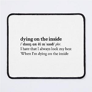 Nessa Barrett Aesthetic Quote Lyrics Motivational Mouse Pad