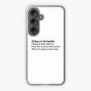 Nessa Barrett Aesthetic Quote Lyrics Motivational Samsung Galaxy Soft Case