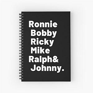 Funny Gift For New Edition Ronnie Bobby Ricky Gifts For Halloween Spiral Notebook