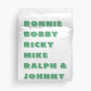 New Edition Ronnie Bobby Ricky Mike Ralph and Johnny Duvet Cover