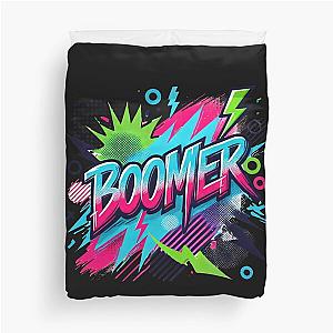 t-shirt boomer new edition school gift Duvet Cover