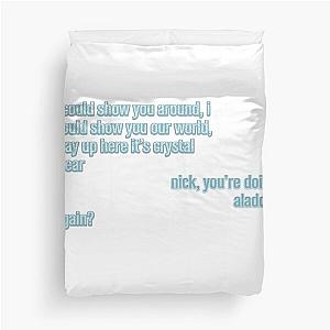 again? (new girl pack!) Duvet Cover