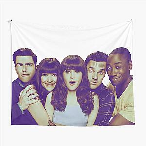 new girl crew Tapestry