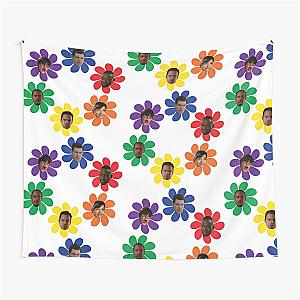 everyone's favorite new girls - new girl flower heads Tapestry