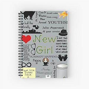 New Girl Spiral Notebook