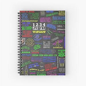 New Girl Quotes Spiral Notebook