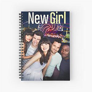 New girl on fox tv show poster Spiral Notebook