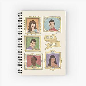 New Girl Vintage Frames Spiral Notebook