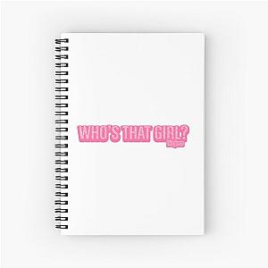 who's that girl (new girl pack!) Spiral Notebook