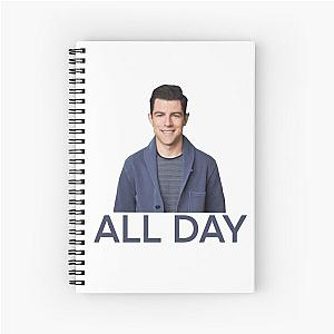 ALL DAY - Schmidt from New Girl Spiral Notebook