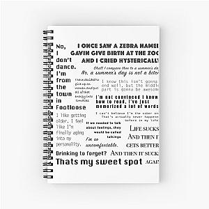 New Girl Nick Miller Quotes Spiral Notebook