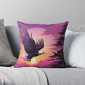 Eagle Soaring to New Heights Throw Pillow