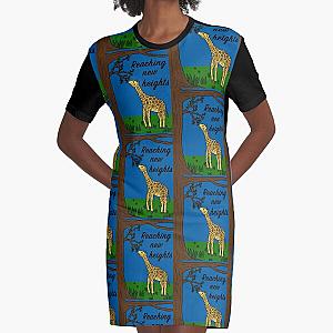 Reaching New Heights - Version 2 Graphic T-Shirt Dress