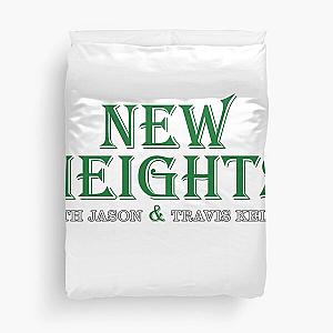 new heights podcast Duvet Cover