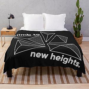 Climb to new heights Throw Blanket