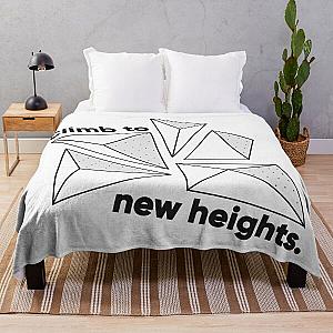 Climb to new heights Throw Blanket