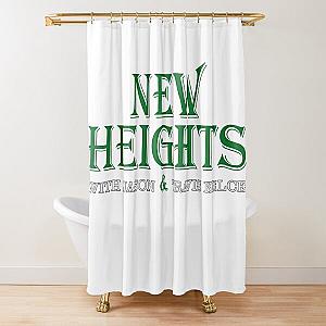 new heights podcast Shower Curtain