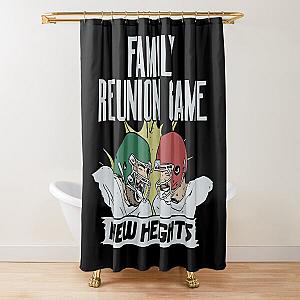 Newheightshow Merch New Heights Family Reunion Game Shower Curtain