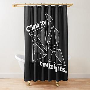 Climb to new heights Shower Curtain