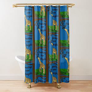 Reaching New Heights - Version 2 Shower Curtain