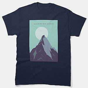 Reaching New Heights Mountaintop Illustration Classic T-Shirt