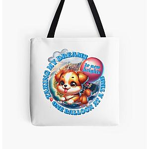 Taking my Dreams to New Heights One Balloon at a Time All Over Print Tote Bag