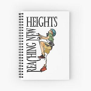 Climbing new heights Spiral Notebook