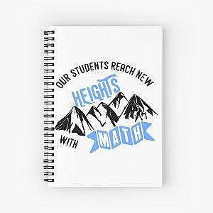 Math Education- Our Students Reach New Heights Spiral Notebook