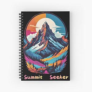 Reaching New heights and Conquering Summits. Spiral Notebook