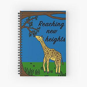 Reaching New Heights - Version 2 Spiral Notebook