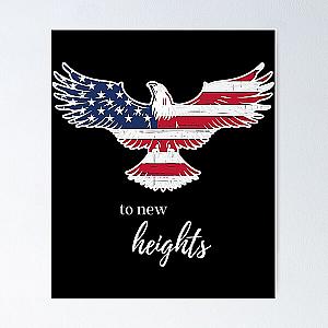 Patriotic American Eagle Flag To New Heights Premium 35 Poster