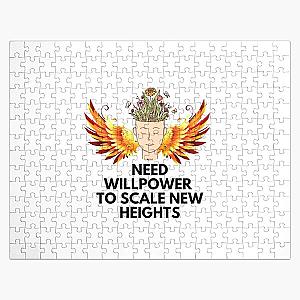 NEED WILLPOWER TO SCALE NEW HEIGHTS Jigsaw Puzzle