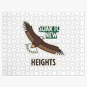 Soar to New Heights - Spiritual Eagle Minimalist Design Jigsaw Puzzle