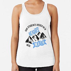 Math Education- Our Students Reach New Heights Racerback Tank Top