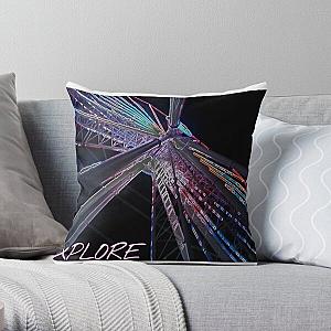 Explore new heights Throw Pillow