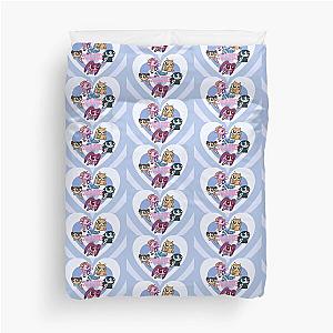 NewJeans Powerpuff Girls Heart Duvet Cover