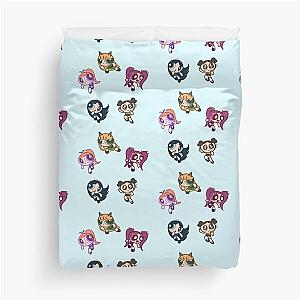 NewJeans Powerpuff Girls Circle Duvet Cover